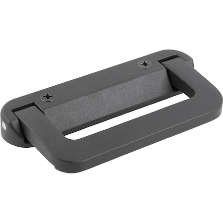 Kipp Pull Handle Fold-Down, Thermoplastic, Comp:Stainless Steel K0241.080181